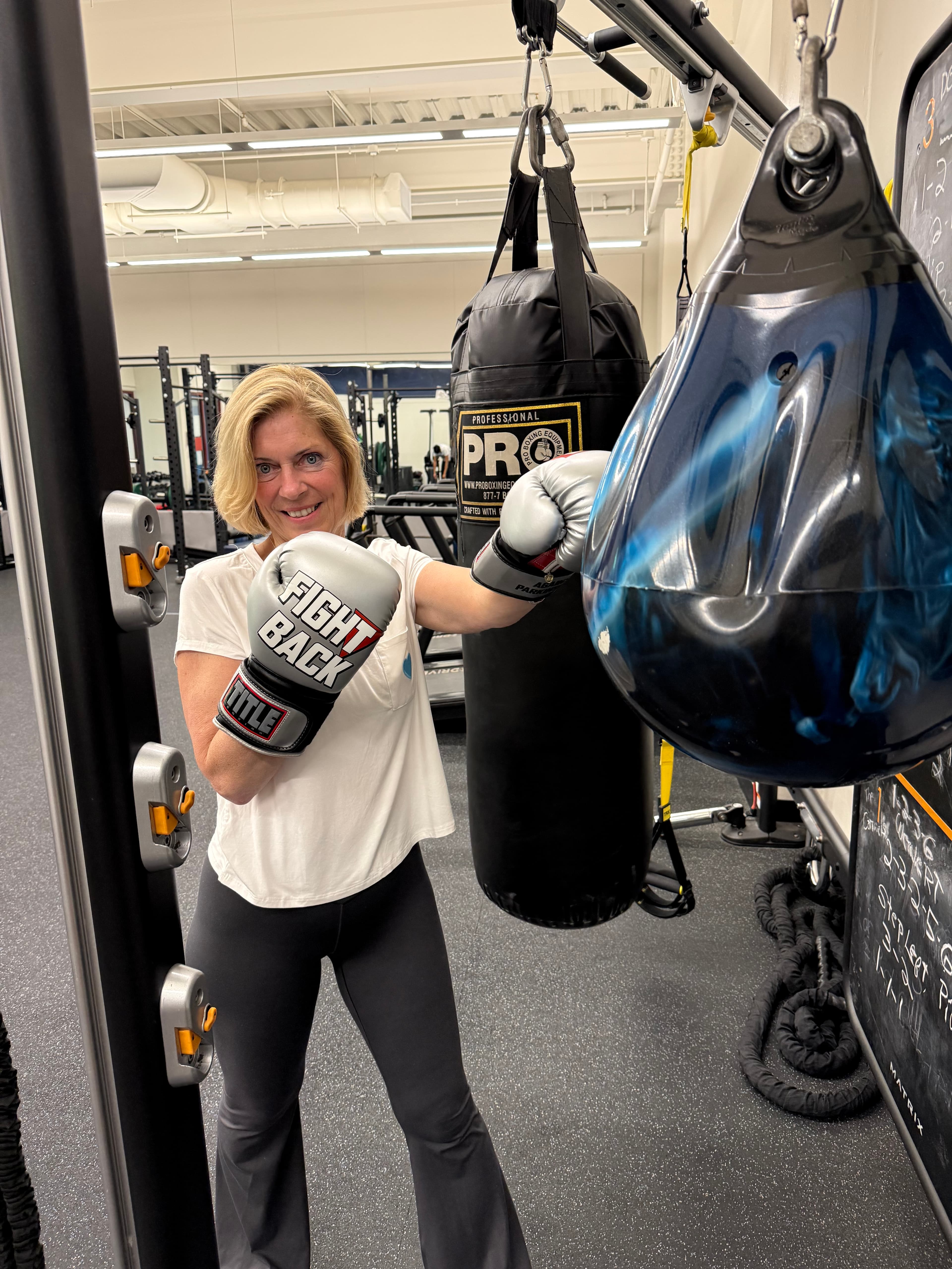 Kathleen boxing — training session